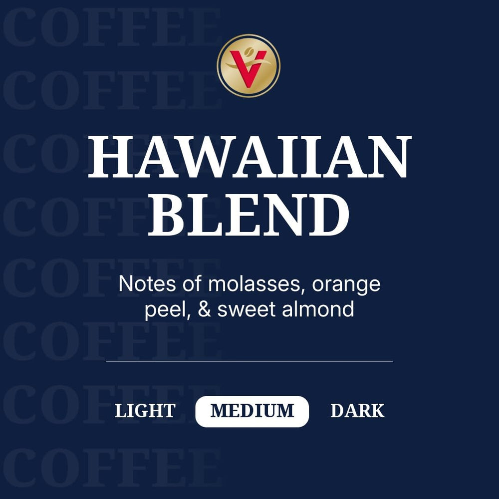 Victor Allen's Hawaiian Blend pods ready for Keurig brewing.