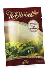 Vida Divina Te Divina bottle pour promoting a refreshing detox moment.