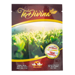 Vida Divina TeDivina bottle pour, caffeine-free detox support in a refreshing wellness moment.