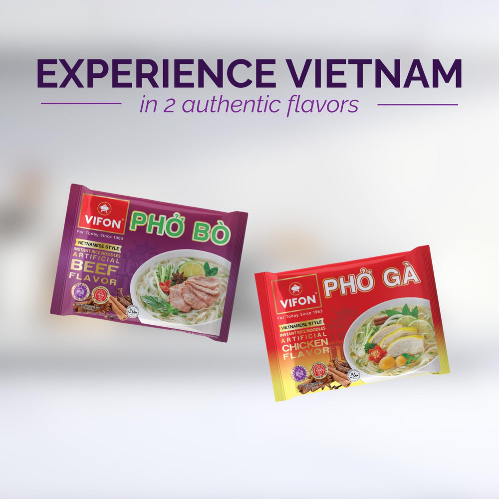 VIFON Phở Bò Halal certified stamp confirms trusted quality