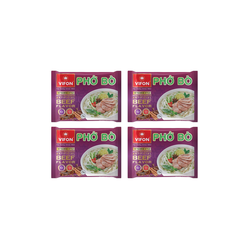VIFON Phở Bò pack front shows authentic Vietnamese flavor in convenient packaging