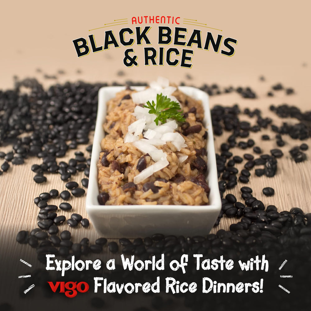 Vigo Authentic Black Beans and Rice family dinner scene