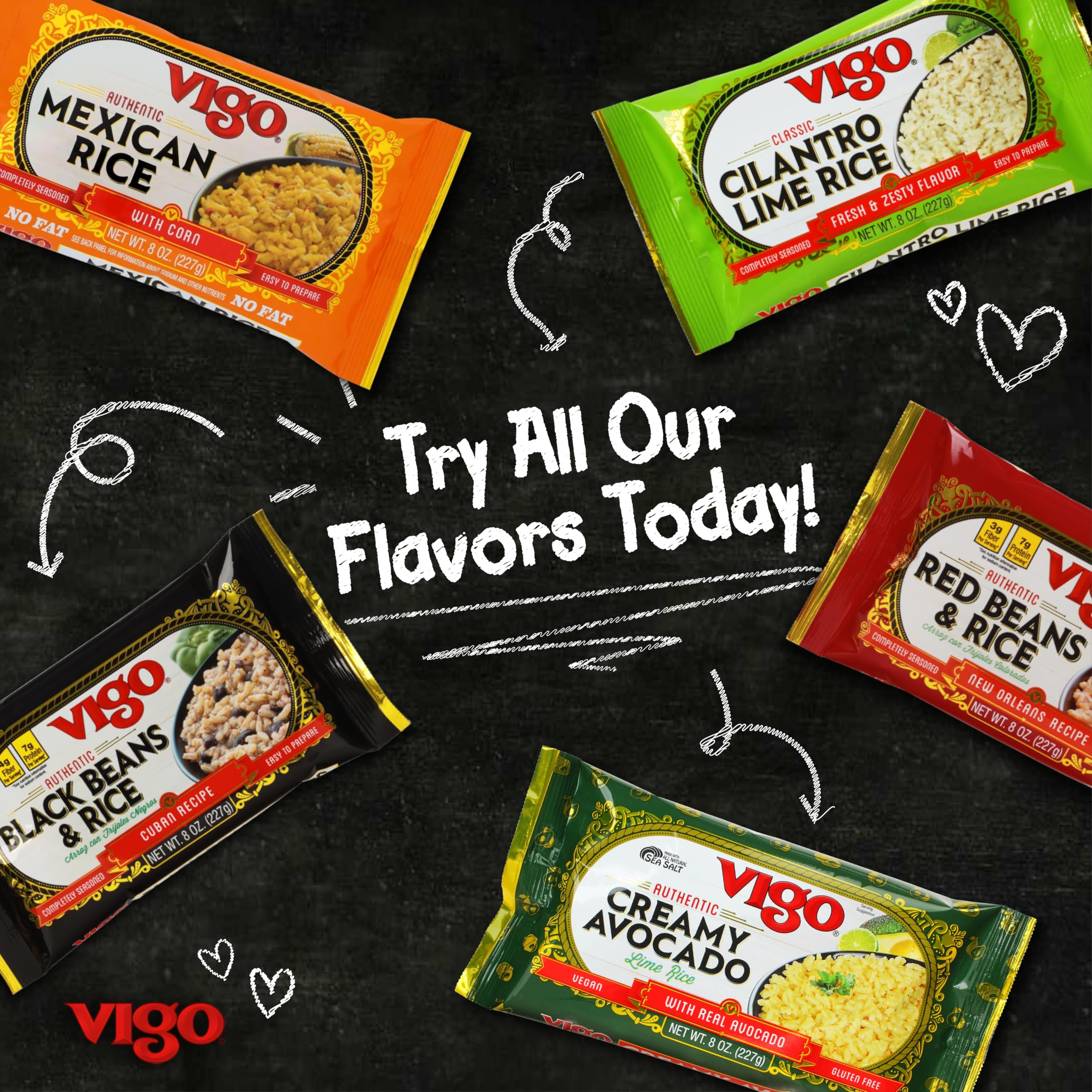 Vigo Rice ready in under 25 minutes for quick meals.