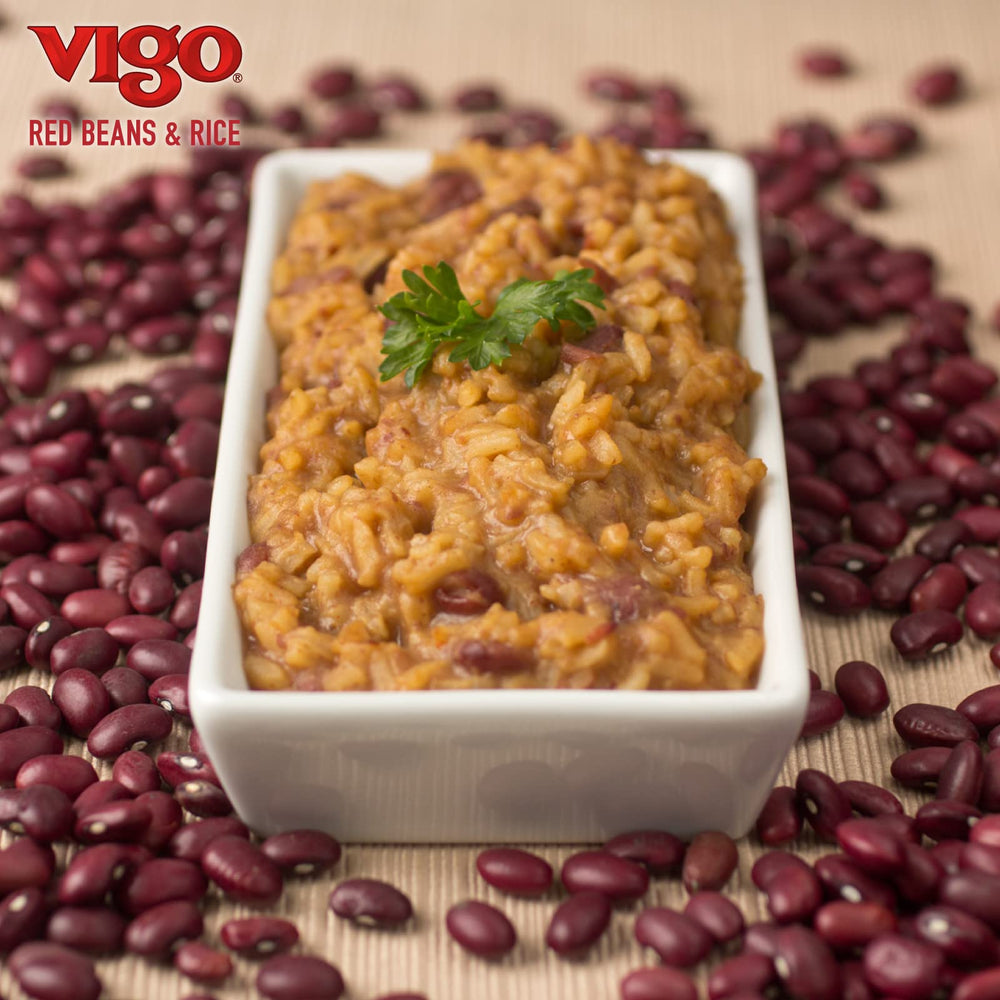 Vigo Red Beans and Rice easy-prep dish for busy households.
