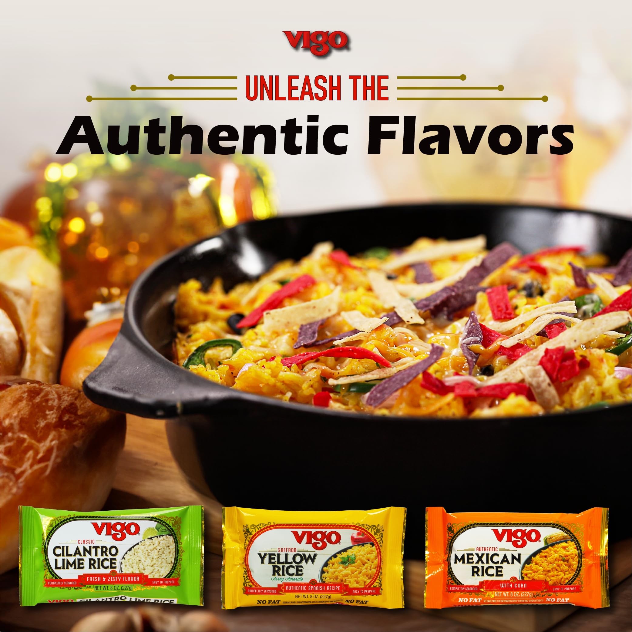 Vigo Cilantro Lime Rice with real lime complements grilled seafood
