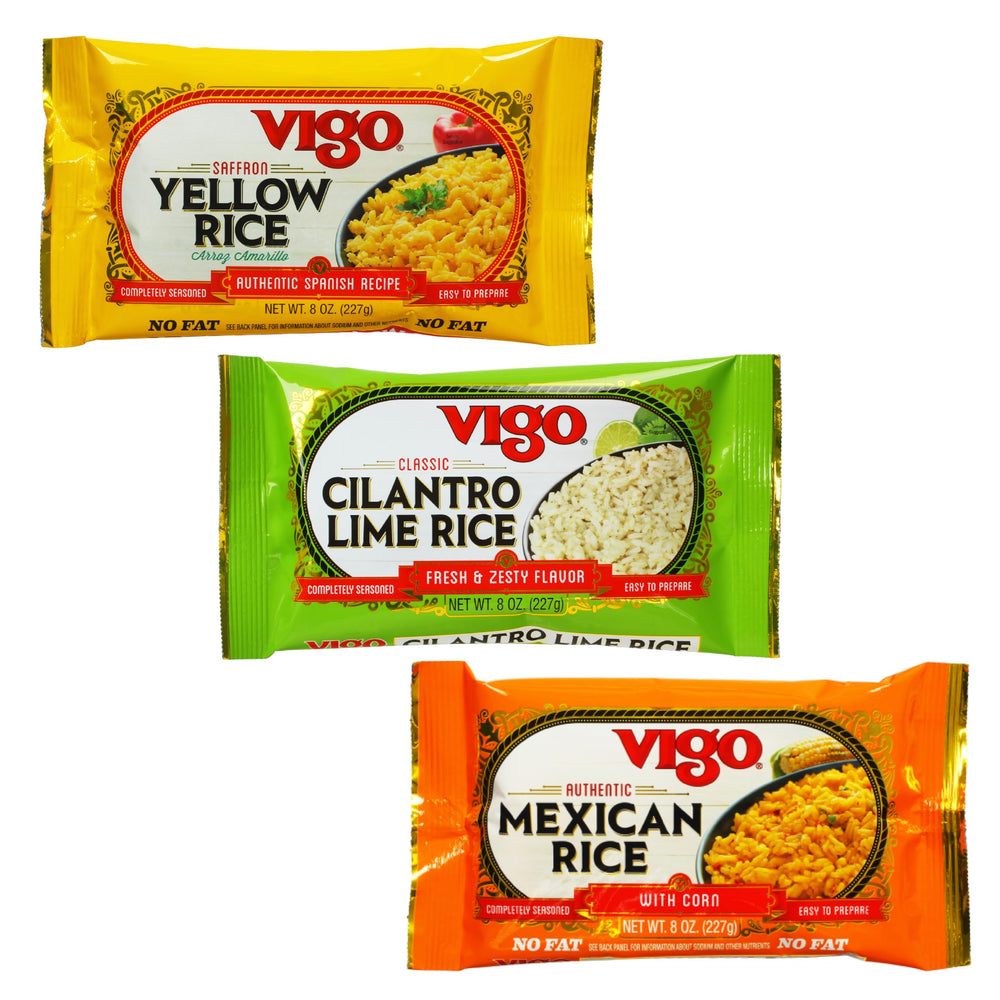 Vigo rice variety pack demonstrates quick one-pot preparation