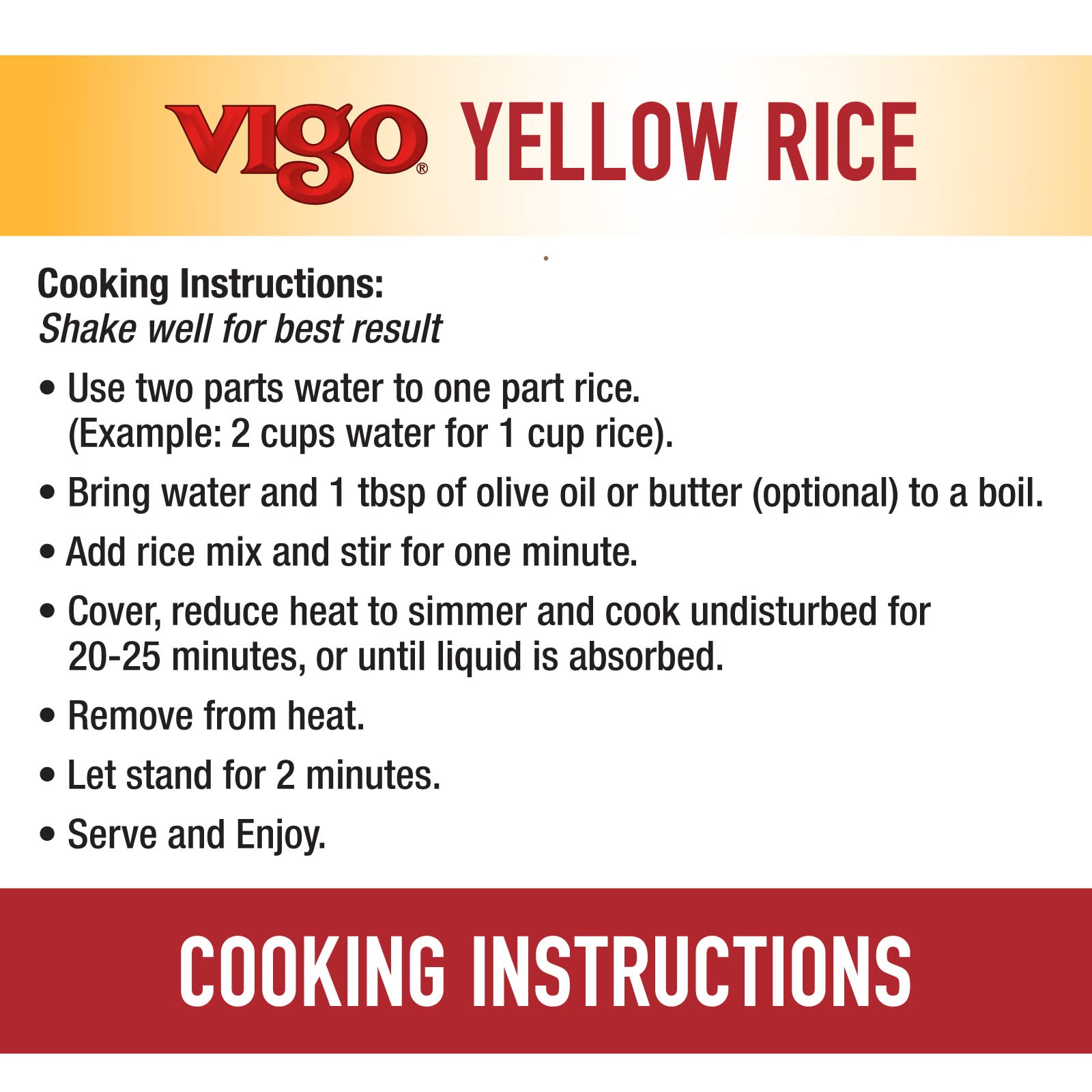 Vigo saffron yellow rice as a base for seafood dishes