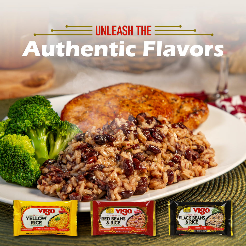 Vigo Black Beans and Rice Cuban-style meal ready fast