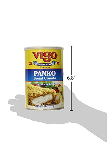 Great for coating fish, poultry, or other seafood with flavorful crust using Vigo.