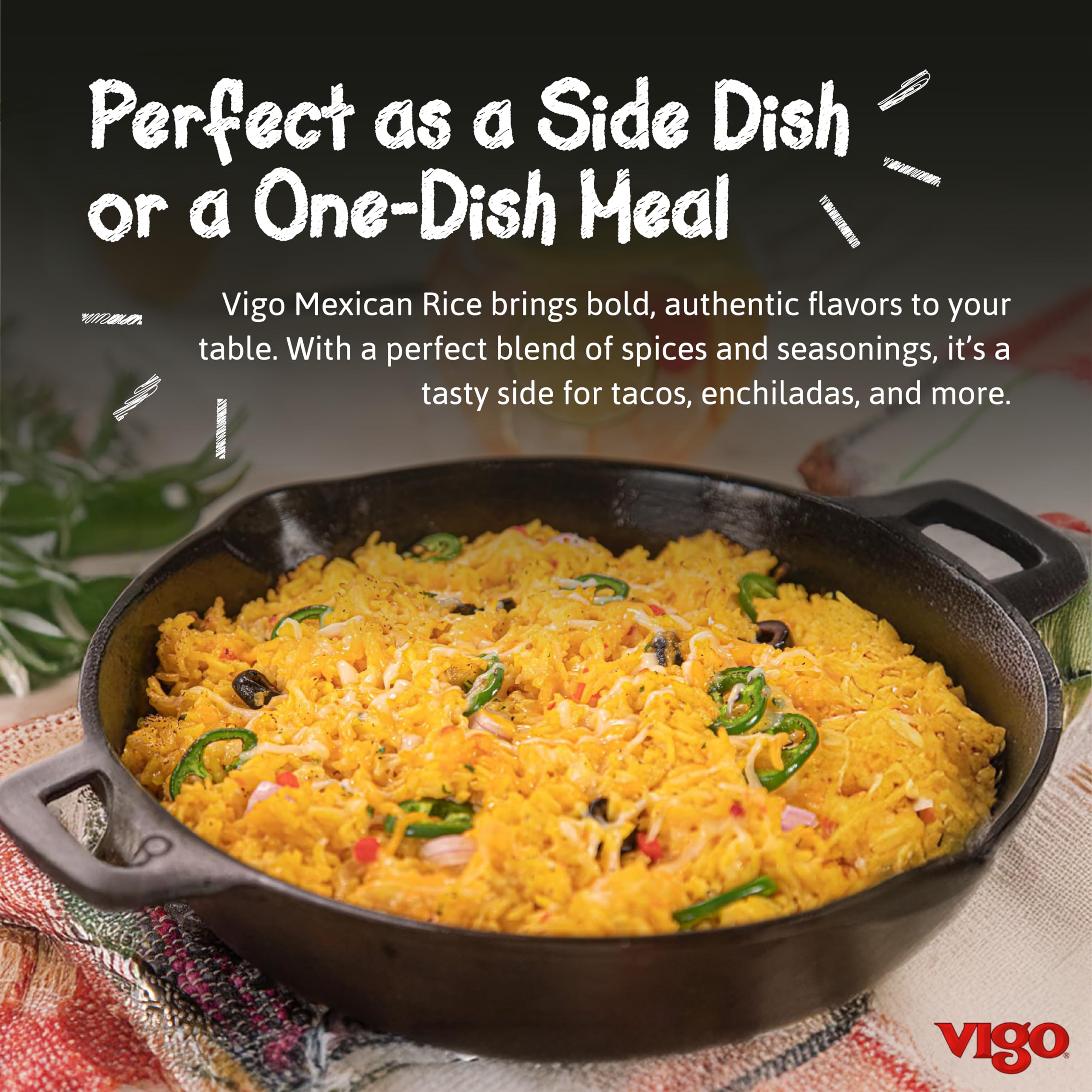 Vigo rice with corn ready to heat in minutes for busy evenings