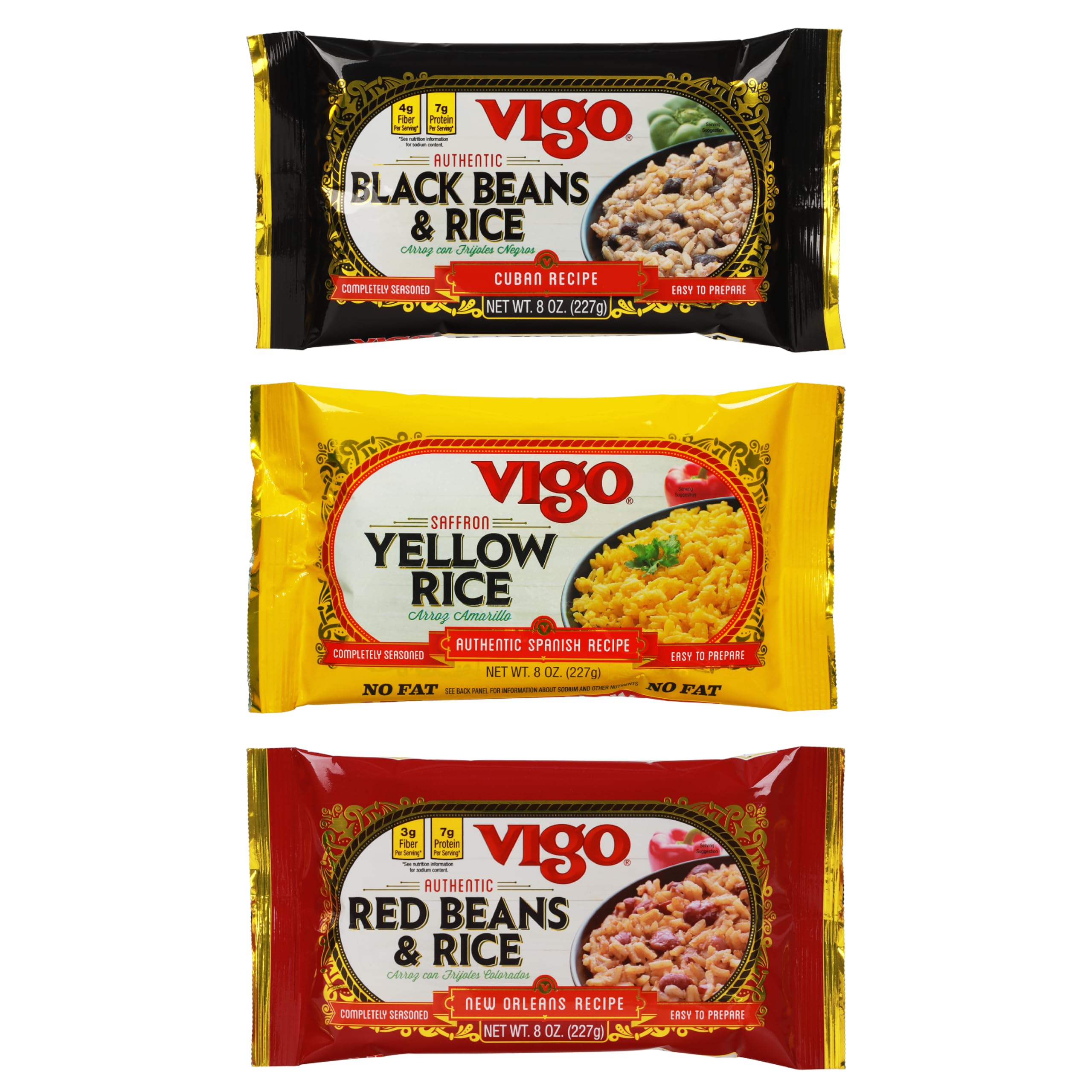 Vigo Yellow Rice ready-to-serve with saffron aroma and vibrant color