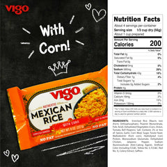 Vigo yellow rice with corn showing taco-inspired flavor for weeknight meals