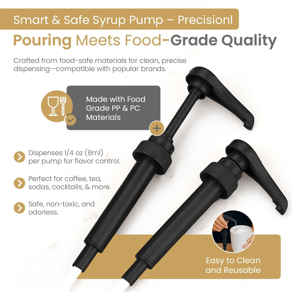 VIGOR PATH pump set fits 750ml bottles with smooth, mess-free pouring.