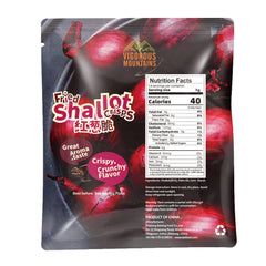 VIGOROUS MOUNTAINS crisps on noodles adding aroma and crunch to Asian dish