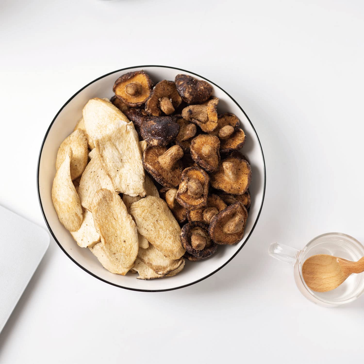 VIGOROUS MOUNTAINS snack serving bowl emphasizing shareable, crowd-pleasing snack.
