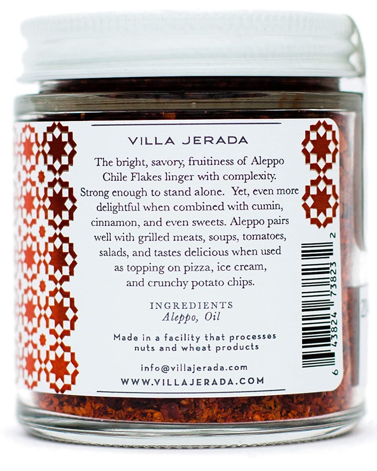 Villa Jerada Aleppo Pepper kitchen scene with the spice jar ready.