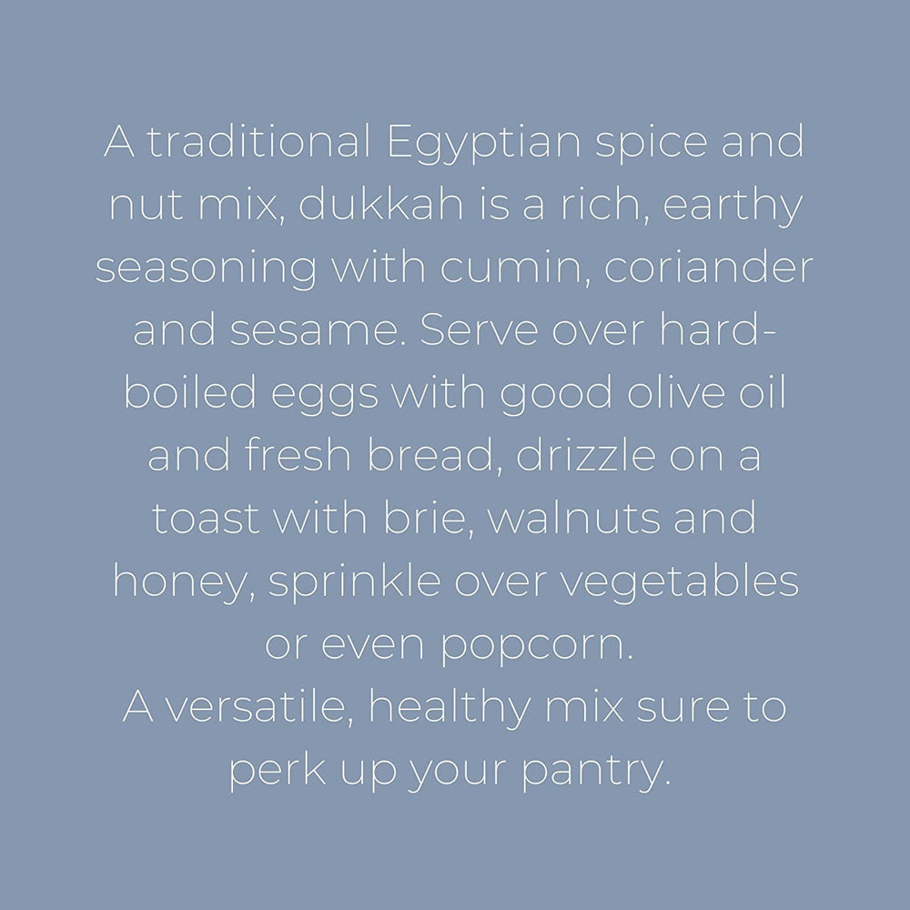 Close-up of hazelnuts and sesame seeds in Villa Jerada Dukkah blend.