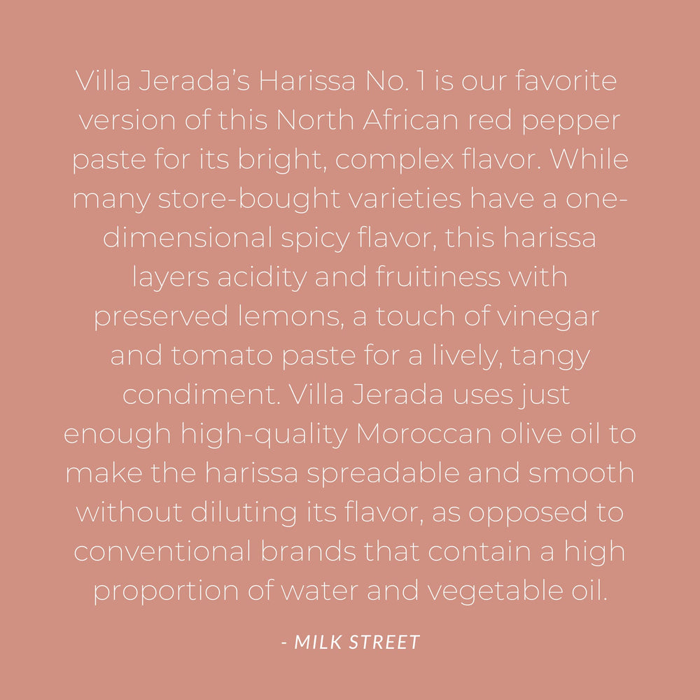 Ingredients map highlights peppers, preserved lemon, mint