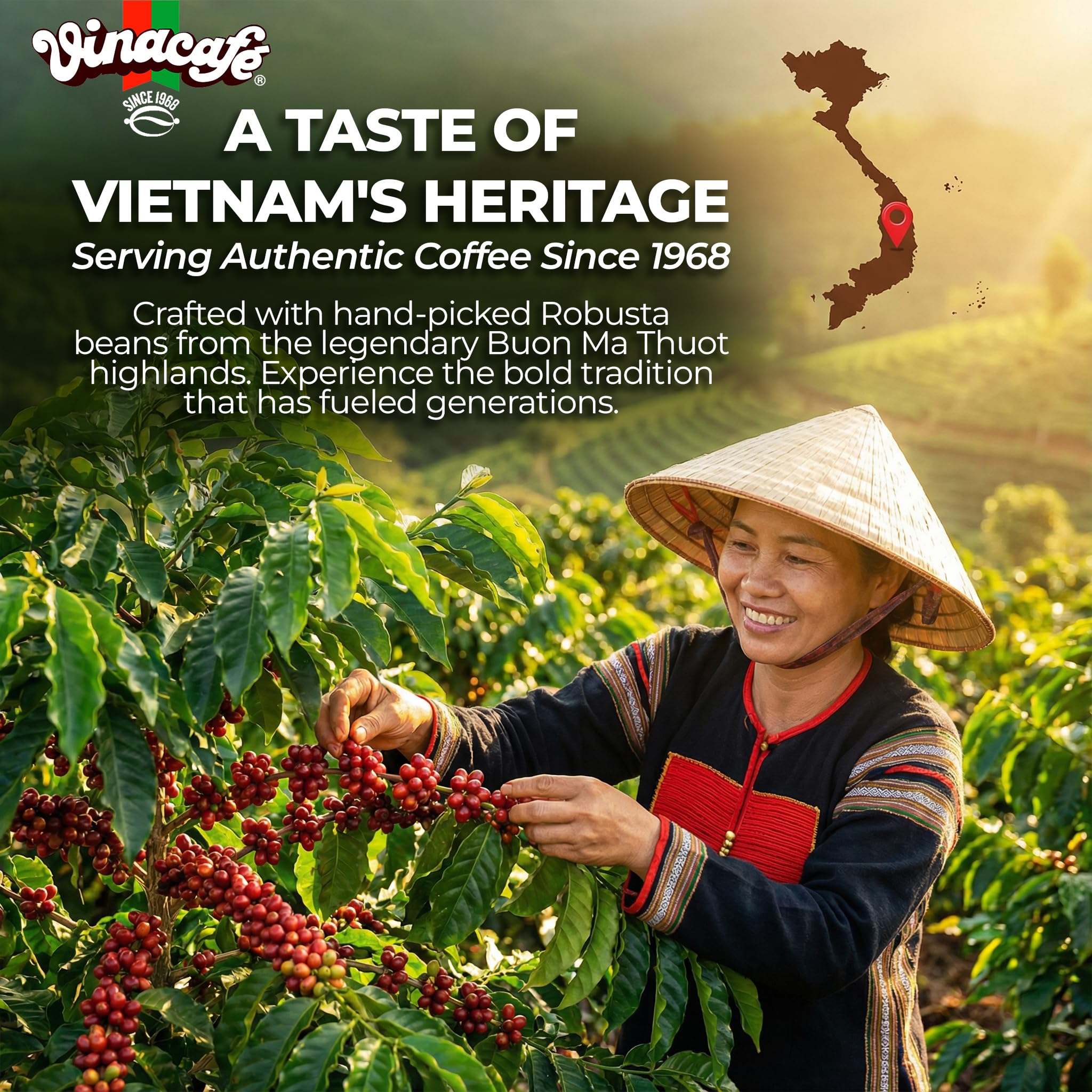 Vinacafe travel-friendly sticks, ideal for trips and commutes
