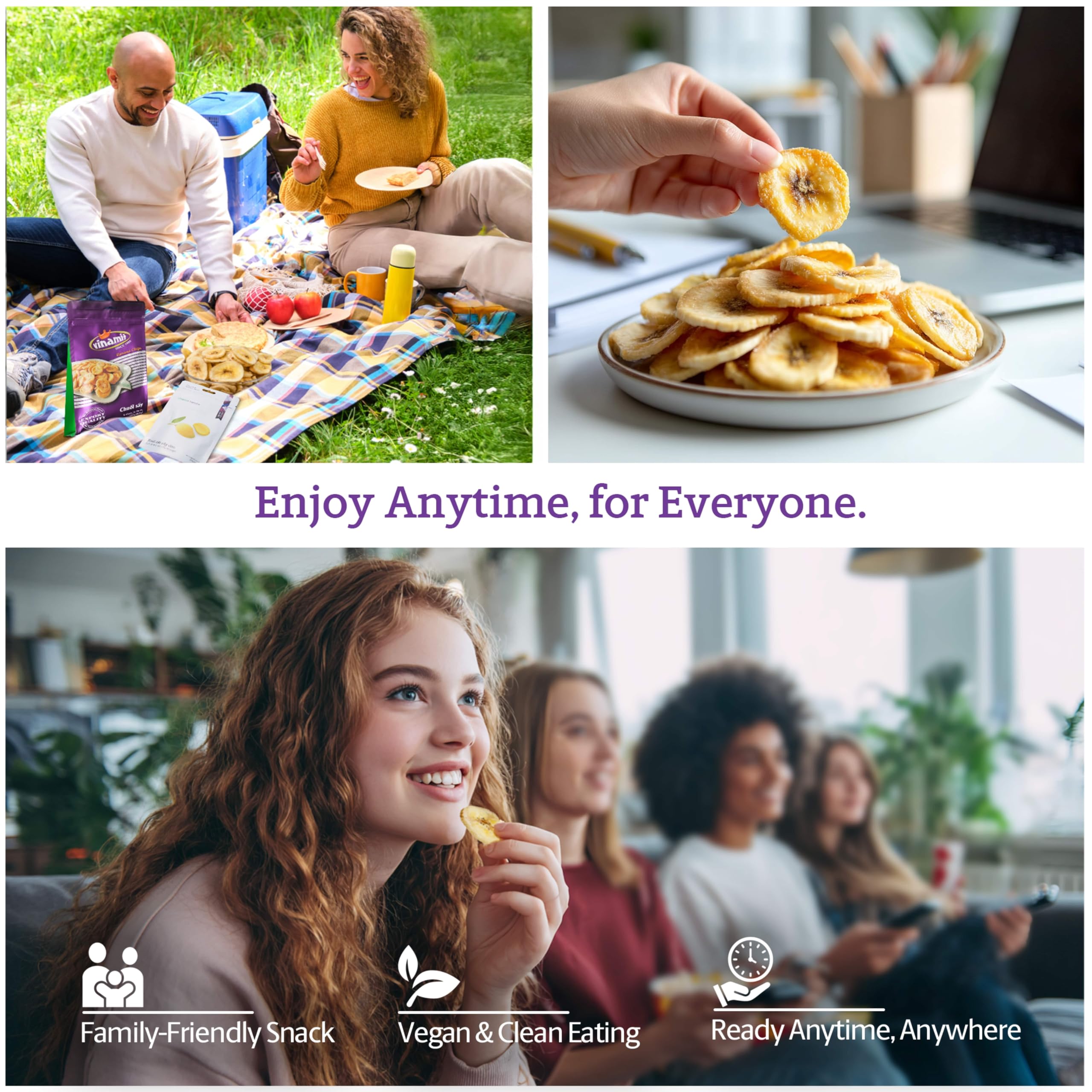 Vinamit banana chips offer potassium-rich energy for active days.