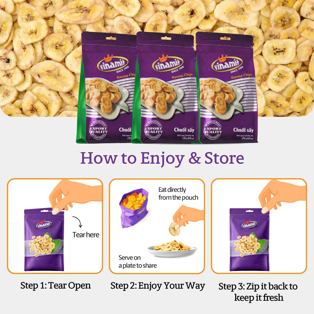 Vinamit chips for family road trips and school lunches.