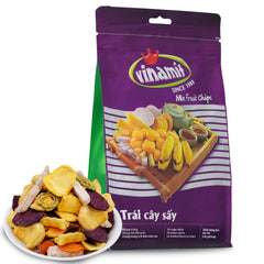 Vinamit dried mixed fruit chips banana and jackfruit slice, ideal as a quick, energy-boosting snack.