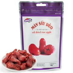 Vinamit soft dried rose-apple slices offer chewy texture for on-the-go snacking.