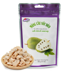 Vinamit soft dried soursop bag for on-the-go tropical snacking