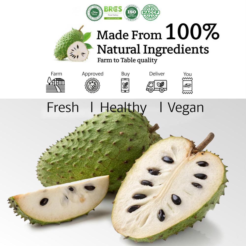 Vinamit bite-size soursop piece with seeds for natural crunch