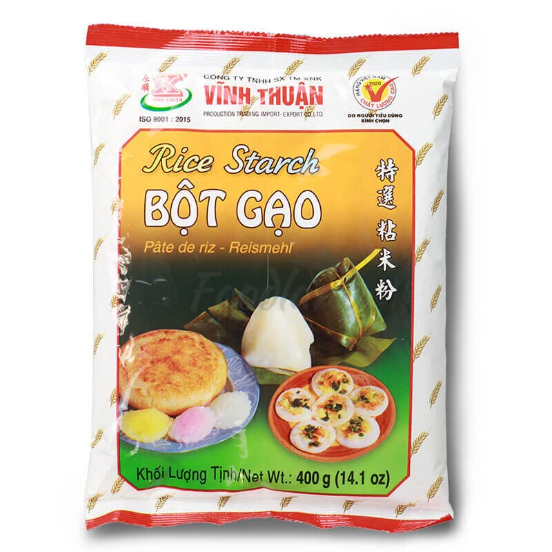 Vinh Thuan Rice Starch Sponge Cake close-up, showcasing tender crumb potential