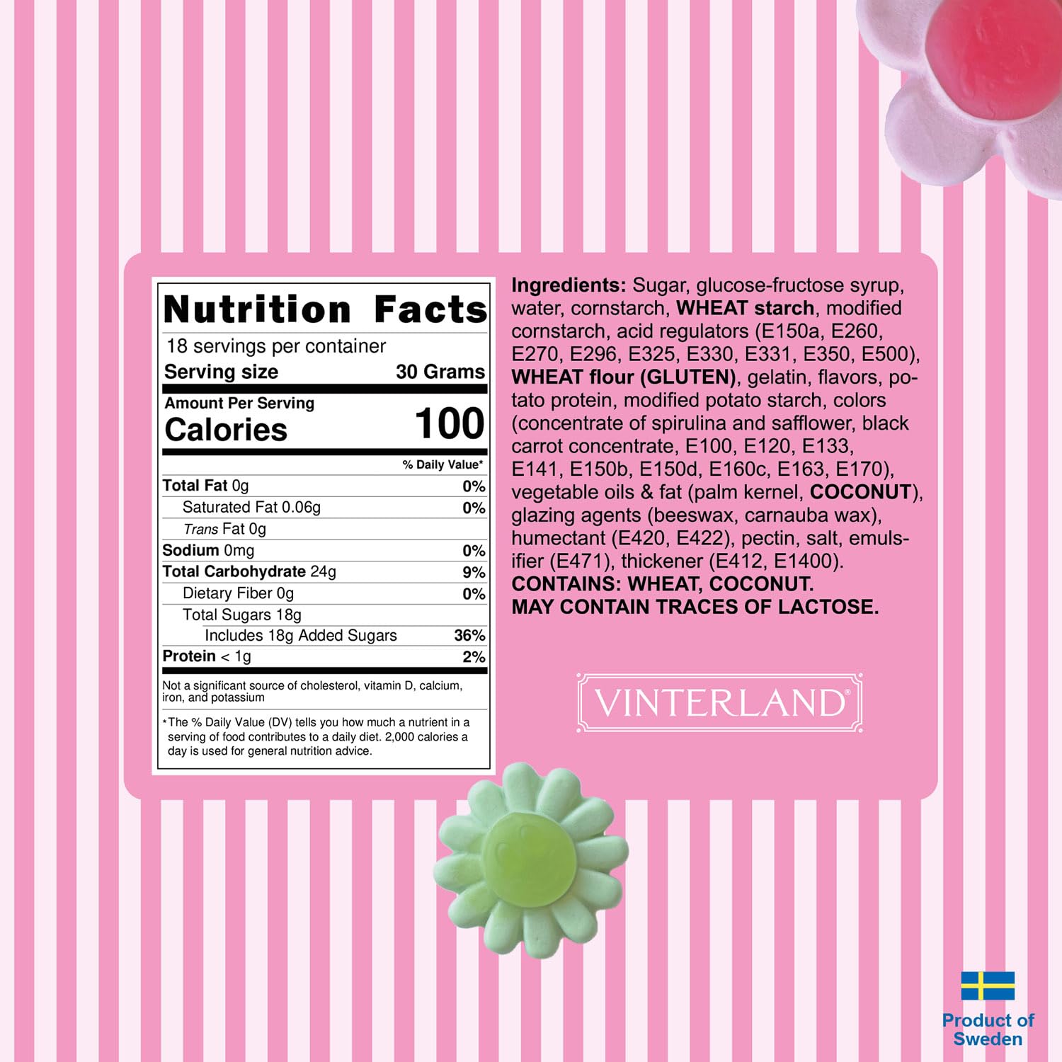 VINTERLAND Big Bubs Sour Skulls close-up with bold flavors for parties