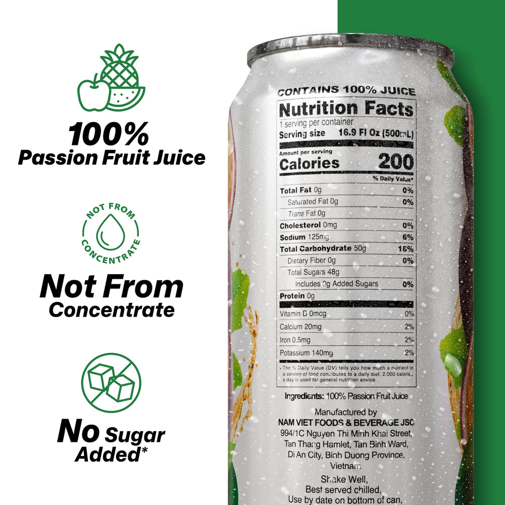 VINUT can top view with pull-tab for easy open.