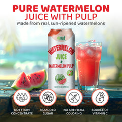 VINUT 12-bottle pack of watermelon juice for family sharing