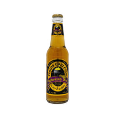 Virgil's Flying Cauldron Butterscotch Beer bottle, non-alcoholic family-friendly flavor.