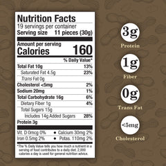 Virginia Diner roasted Virginia peanuts with natural oil and chocolate coating.