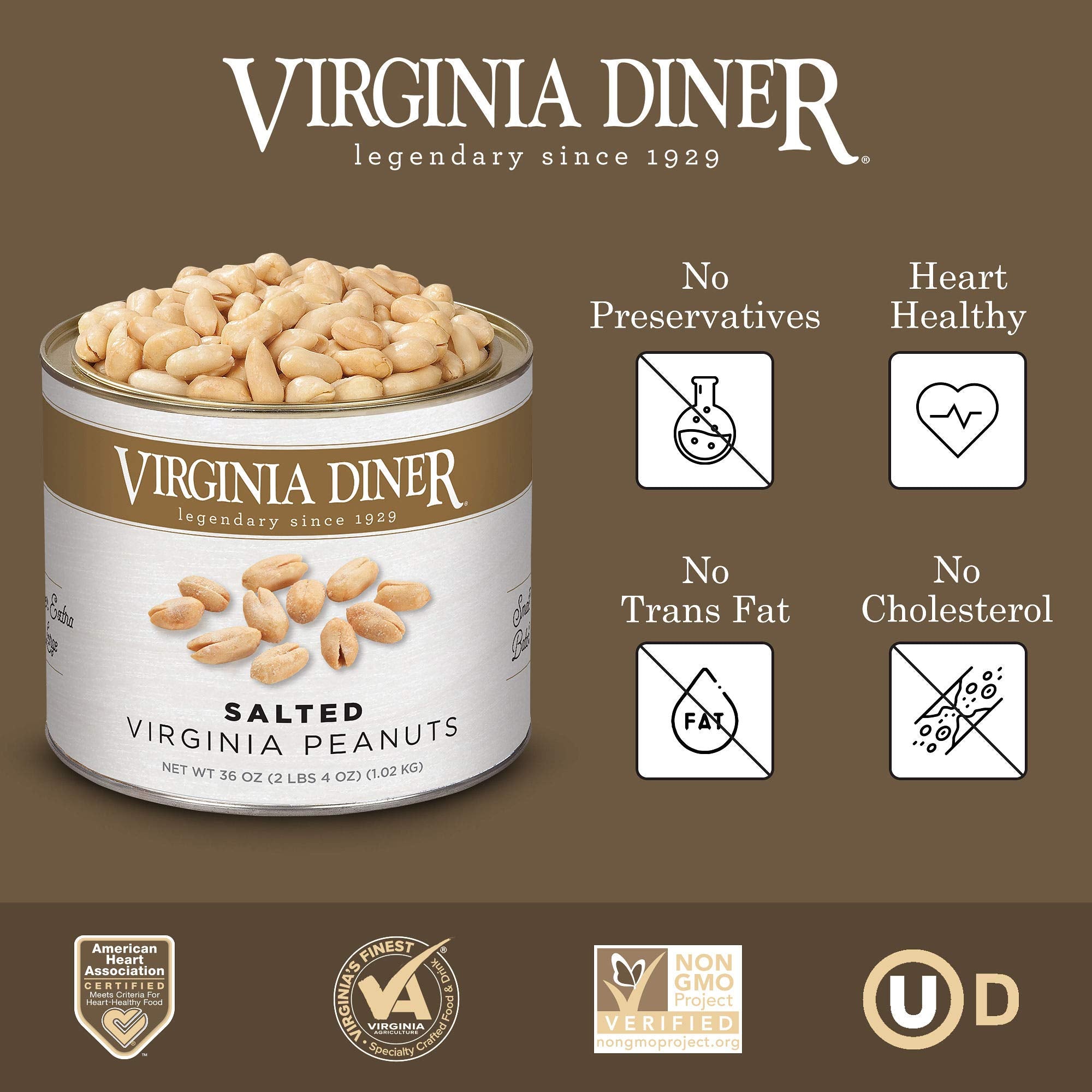 Virginia Diner extra-large peanuts harvest highlight, premium flavor and quality