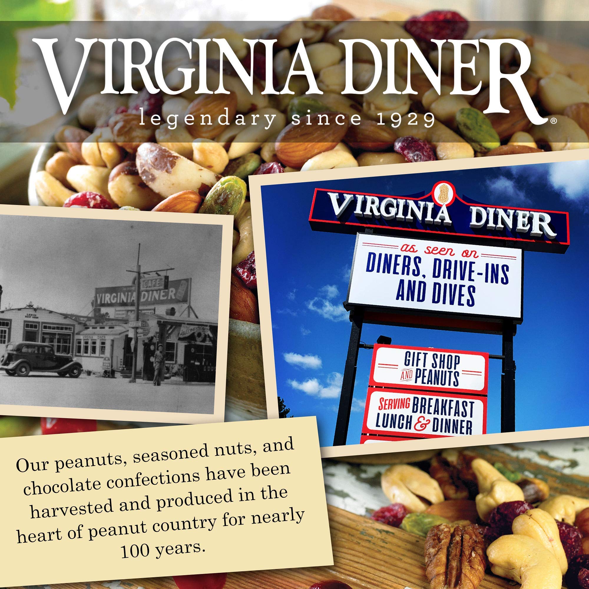 Virginia Diner elegant gift tin packaging, perfect for gifting occasions.