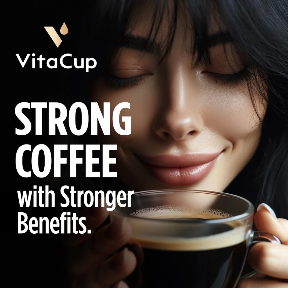 VitaCup B12-infused coffee pod for natural energy support.
