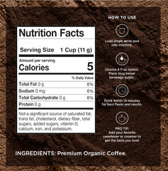 VitaCup Guatemala-origin dark roast pods closeup and rich aroma