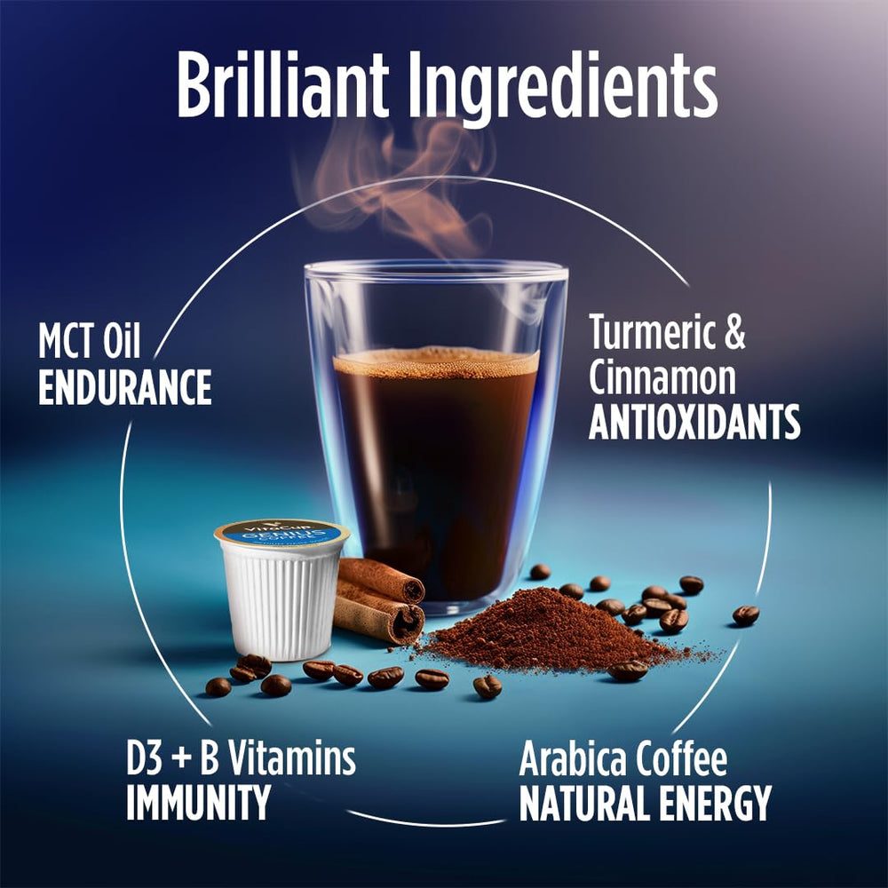 VitaCup MCT oil turmeric blend image shows healthy fats and spice for focus.