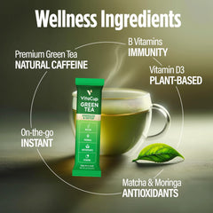 Vitacup Moringa tea blend offers vibrant flavor with natural vitality.