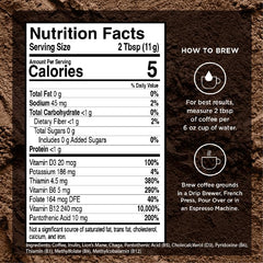 Cup of VitaCup Mushroom Coffee with a rich, medium-dark body and clean finish.