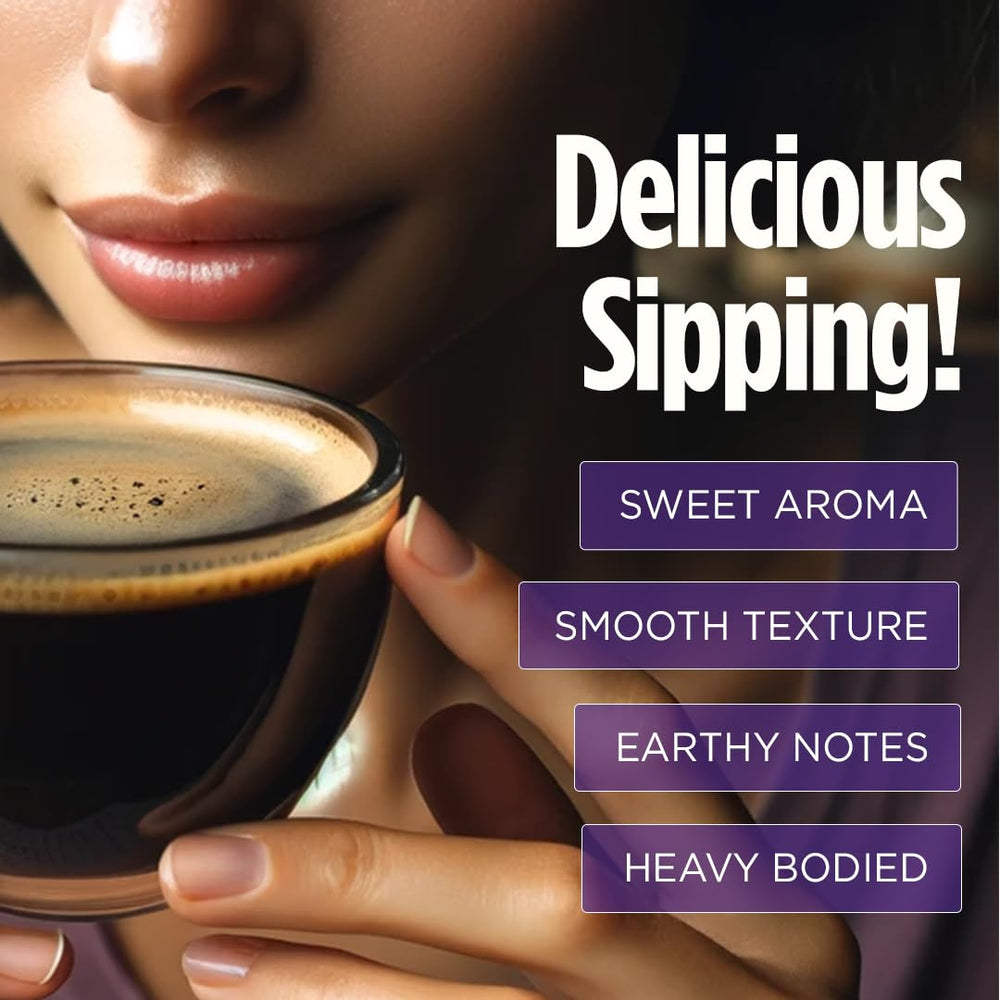 USA-roasted VitaCup grounds sealed for freshness and quality.