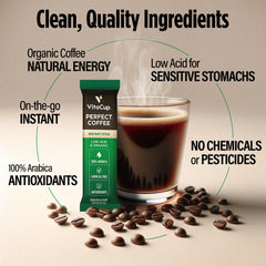 VitaCup organic fair trade label highlights pure sourcing