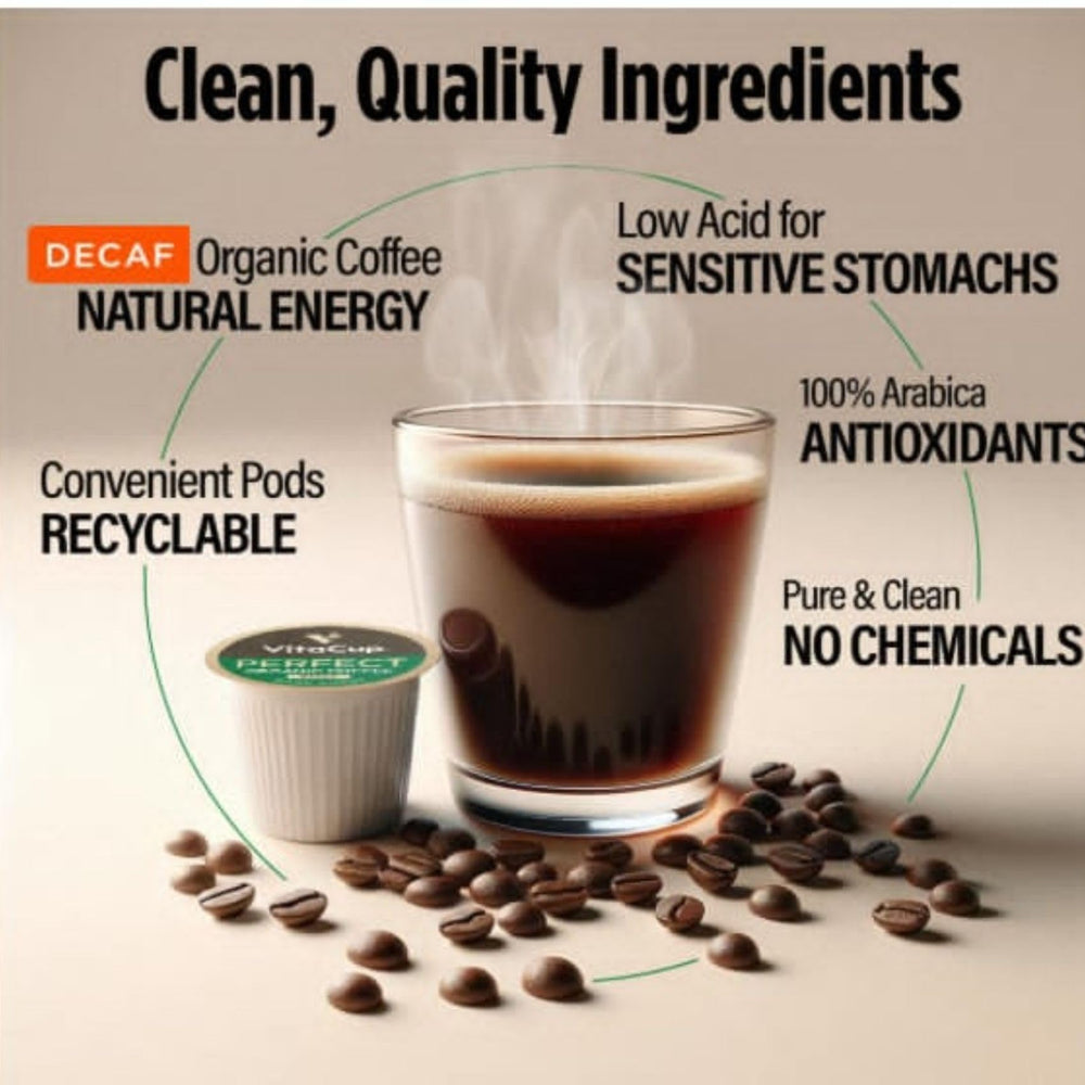 VitaCup packaging sleeve protecting freshness and aroma.