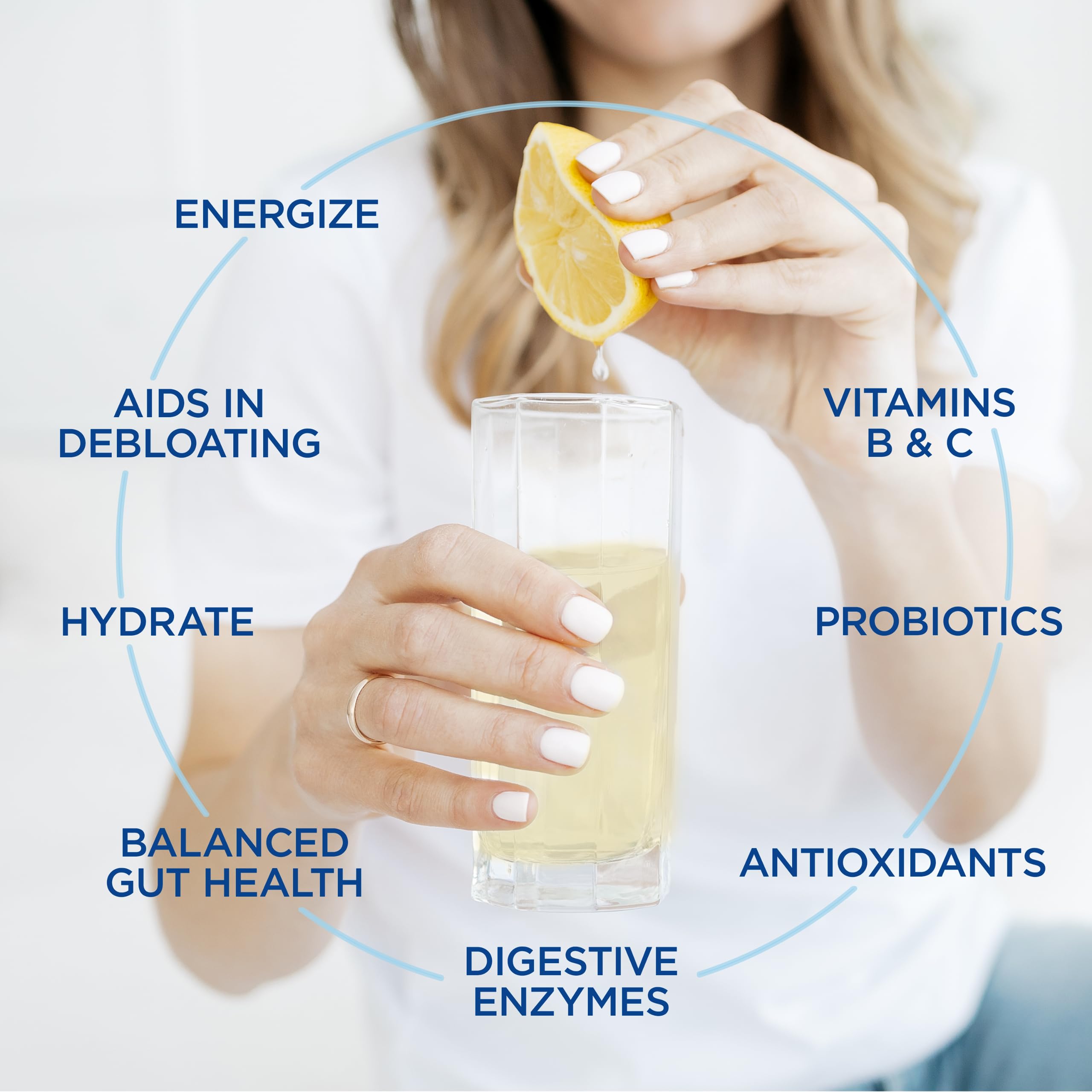 VitaCup digestive health blend with probiotics and enzymes for gut comfort