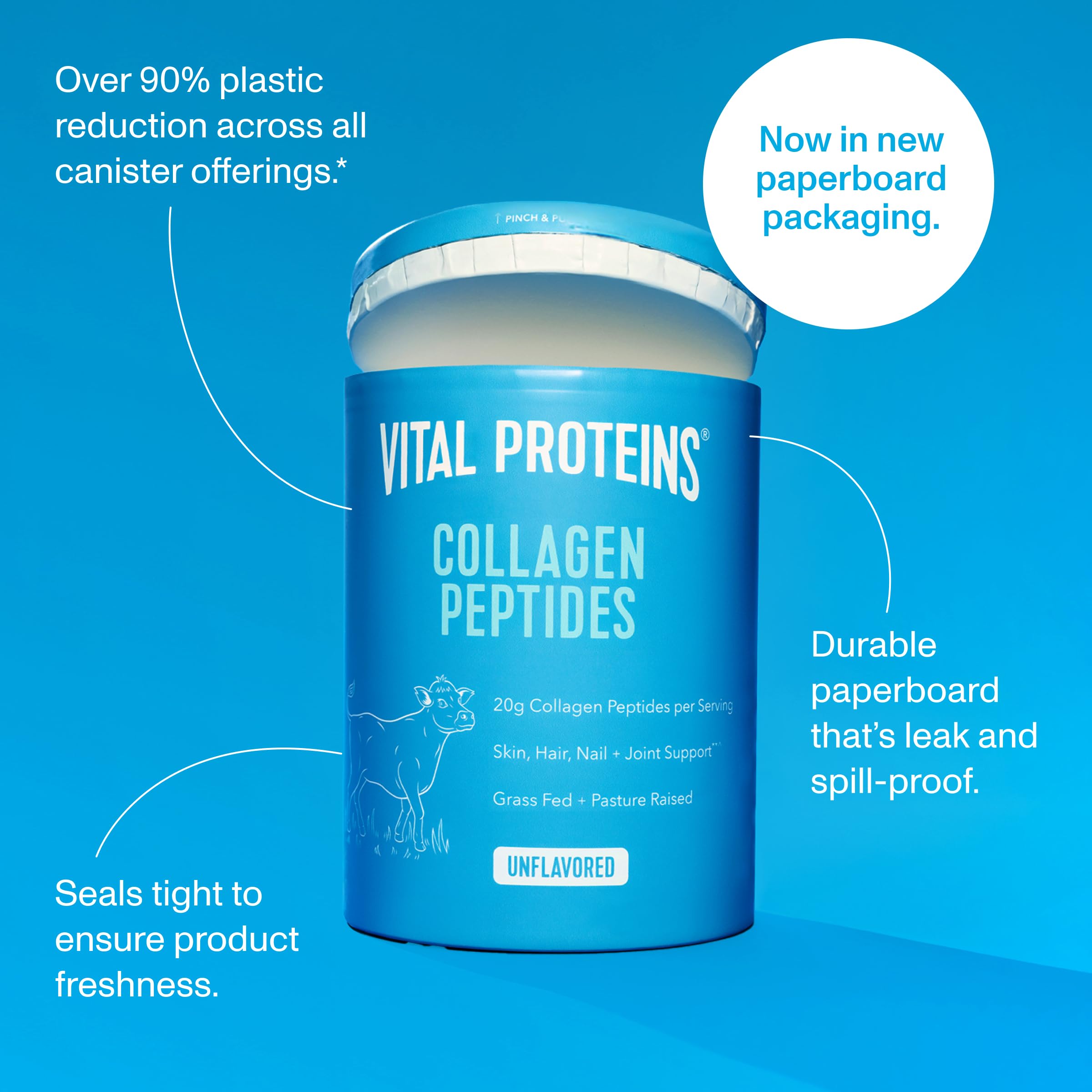 Vital Proteins collagen peptides dissolving in coffee for a smooth, neutral boost.