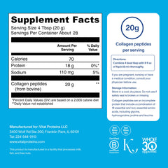 Vital Proteins collagen peptides added to tea or smoothies for everyday use.