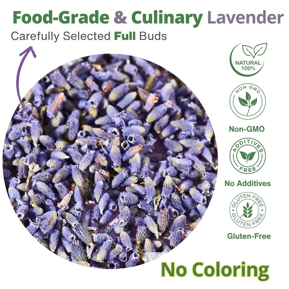 VitalForest lavender for baking adds a delicate floral note to cookies and cakes.