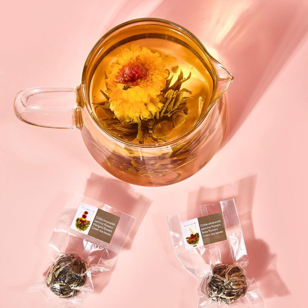 VitalForest edible flowers tea visual adds aroma and color.